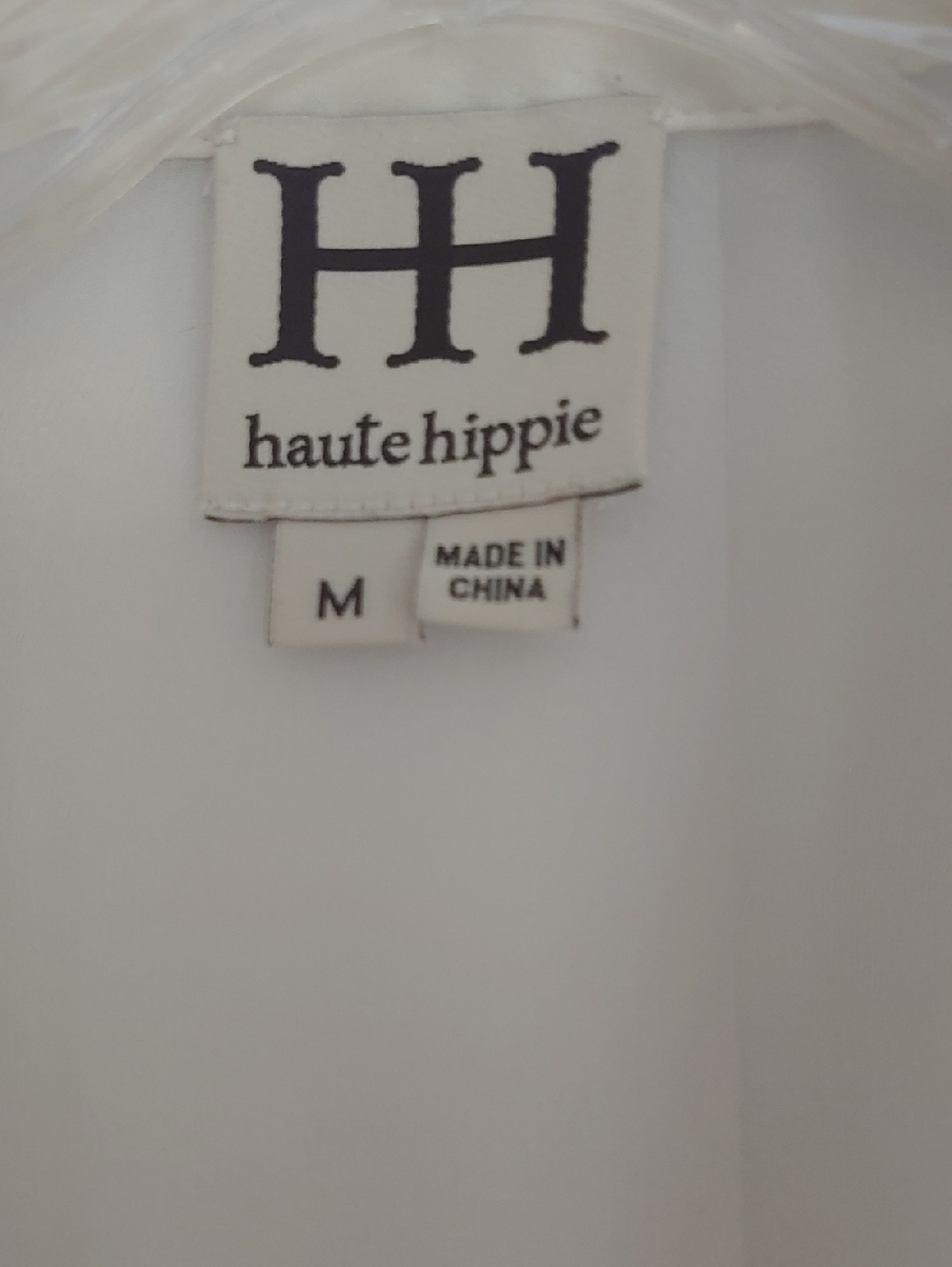 Haute Hippie Ivory Semi-Sheer Blouse - Picture 2 of 6
